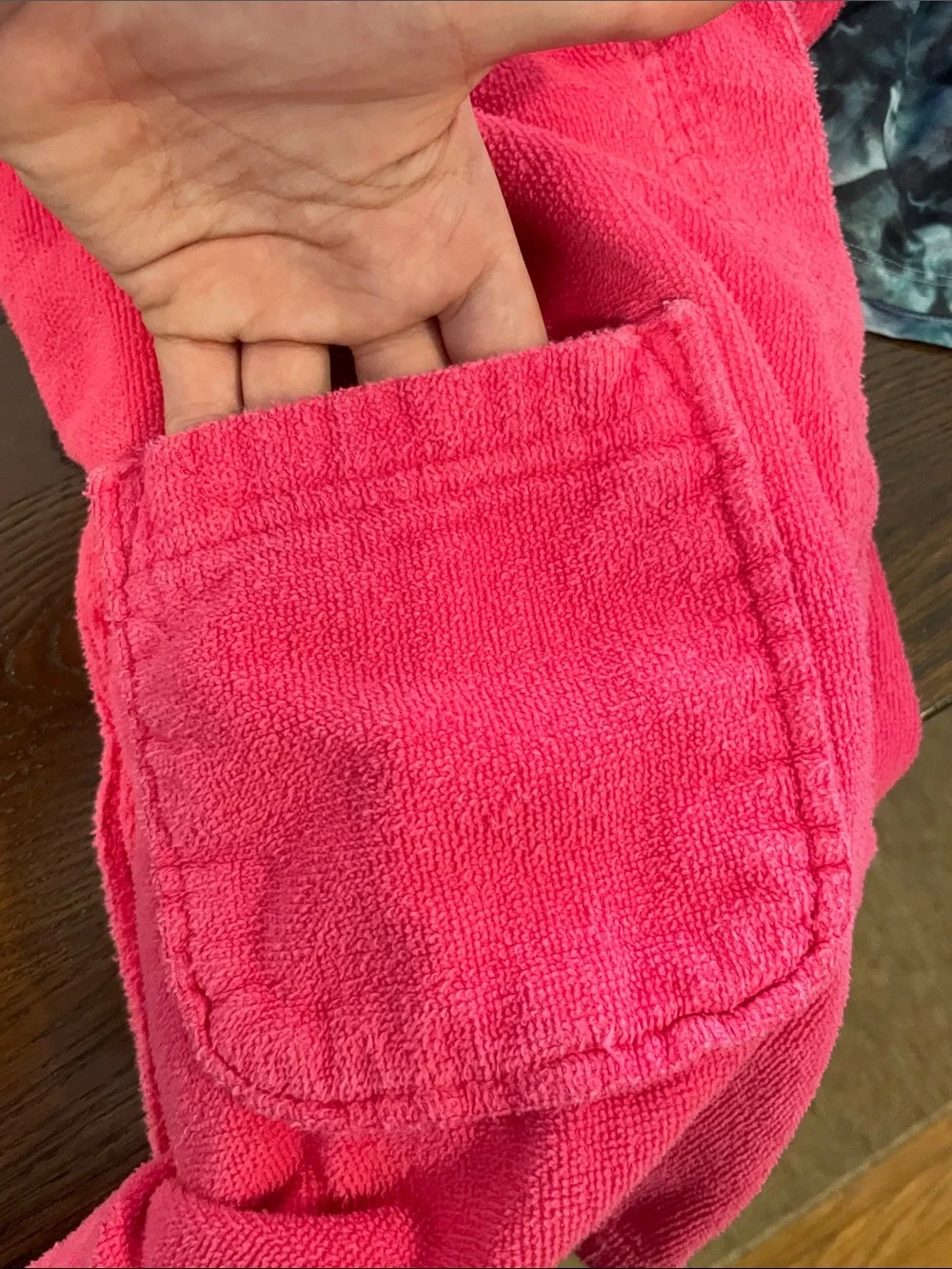 Nautica Bright Pink Hooded Kids Robe with Character Face